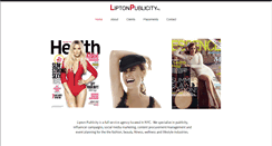Desktop Screenshot of liptonpublicity.com